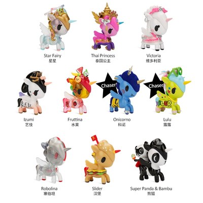 正版tokidoki淘奇多奇独角兽7代盲盒玩具手办公仔摆件礼物