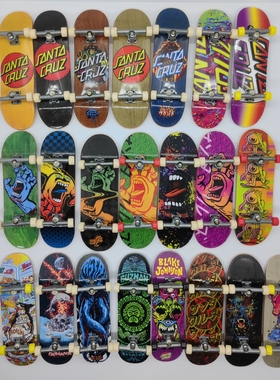 Tech Deck Fingerboard 正版指尖运动翻转手指滑板 Santa Cruz