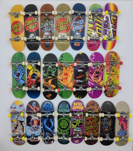 Tech Deck Fingerboard 正版指尖运动翻转手指滑板 Santa Cruz