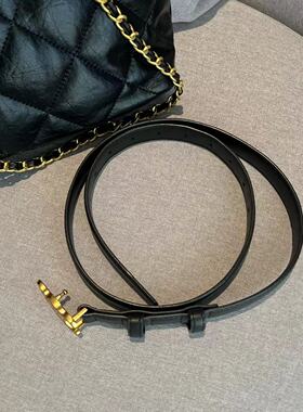 【欣怡微胖定制】金属扣简约女士牛皮腰带气质装饰百搭X623P02088