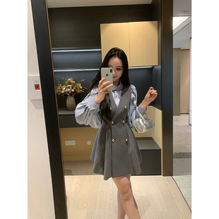 高智MIU系 女X626Q00828 春季 背心裙套装 X626C00103 衬衫 XINYI