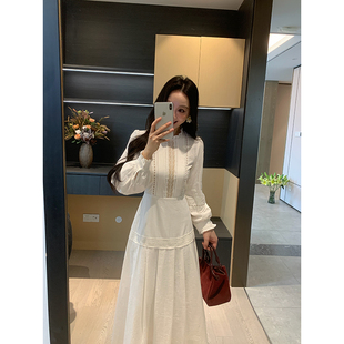 XINYI 春夏清冷感花边连衣裙收腰显瘦气质X626Q02191 月光恋曲