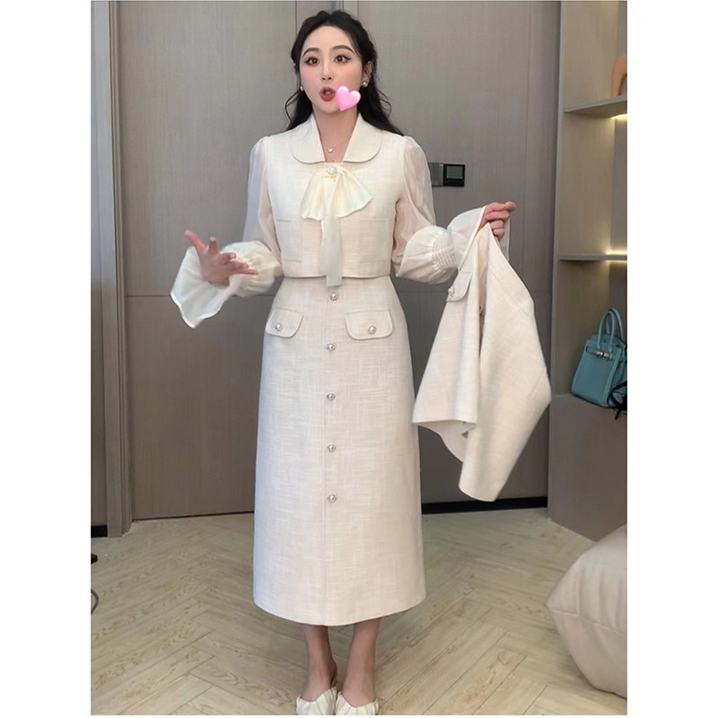 【欣怡微胖定制】小香风套装女2022新款秋季轻奢气质名媛两件套,女装/女士精品,时尚套装,淘宝优惠券,粉丝福利购,淘宝优惠卷
