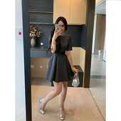 高雅密韵 夏季 圆领西装 XINYI 连衣裙显瘦X625Q05702 X625P06050