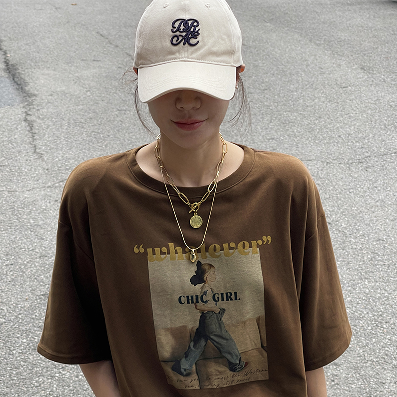 韩国代购naning9字母刺绣棒球帽