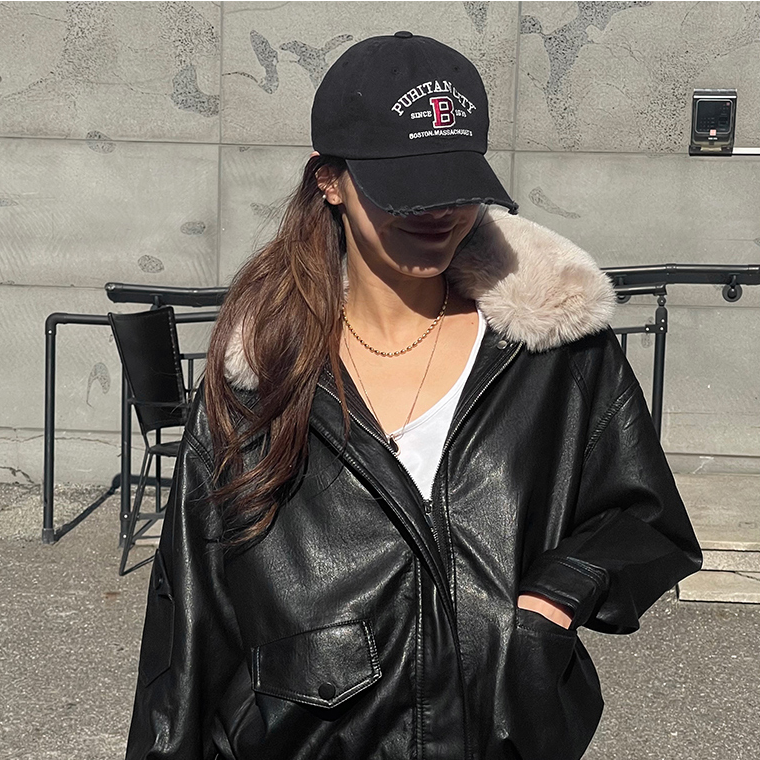 代购naning9复古字母棒球帽6色