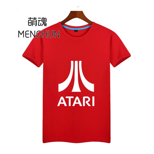 雅达利公司经典游戏图标印花 ATARI个性图案时尚纯棉T恤AC871