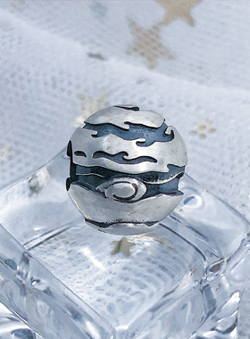 奇幻巷子木星上行925银串珠子DIY手链适用潘多拉托贝斯trollbeads