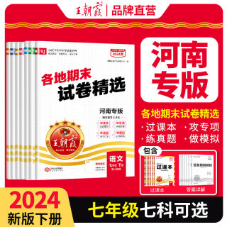 2024春王朝霞各地期末试卷精选七年级下册河南专版专项训练测试卷初一部编人教语文数学英语真题卷新课标期末冲刺复习卷北师华师版