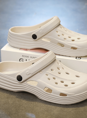 DENSUNCOO包头拖男士夏户外运动沙滩鞋男款拖鞋防滑防水凉鞋男鞋