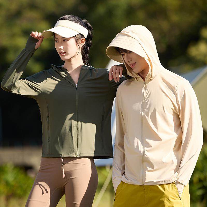 情侣凉感轻薄透气防晒衣 UPF100+夏季防紫外线户外运动钓鱼服外套