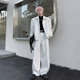 春装 两件套 男痞帅直筒西裤 领子异色压线设计短款 休闲垫肩夹克套装