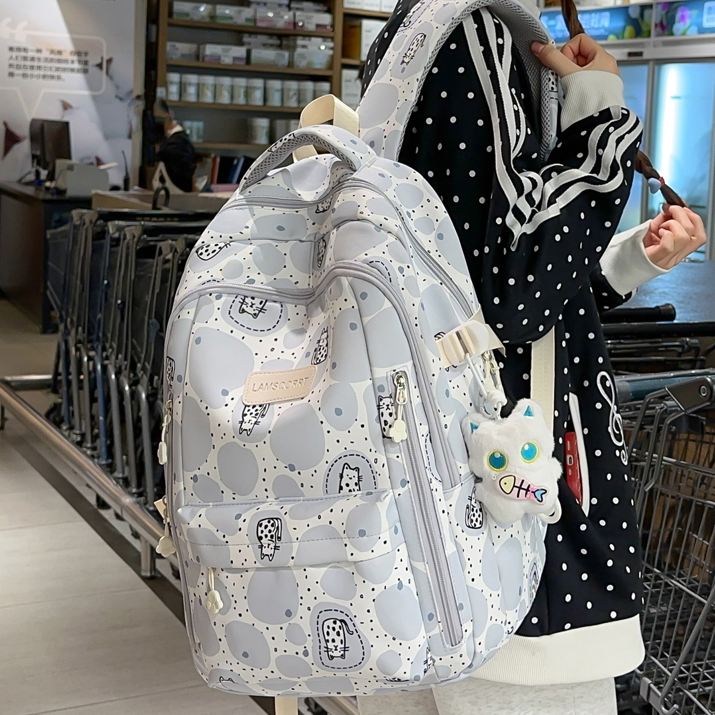 初中生书包女小学生三到六年级大容量女孩背包高中大学校园双肩包