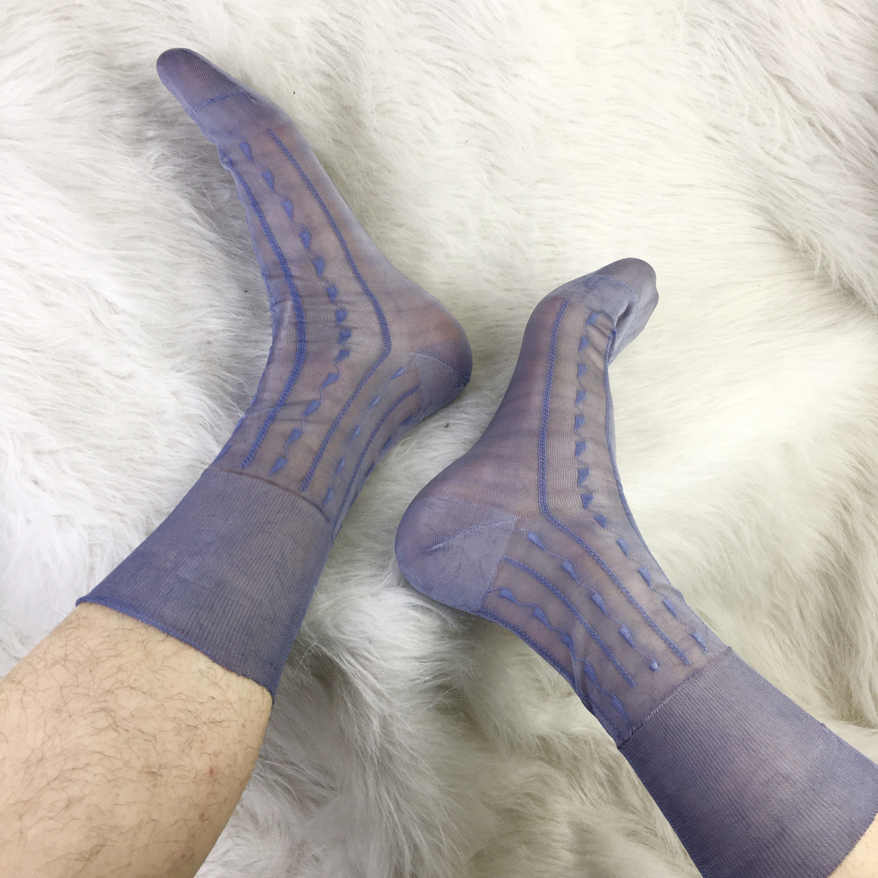 道合袜业中老年人松口提花老式锦纶丝袜子夏季薄款卡布隆丝光袜子