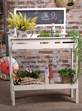 摆设美式乡村风餐厅店门口装饰品