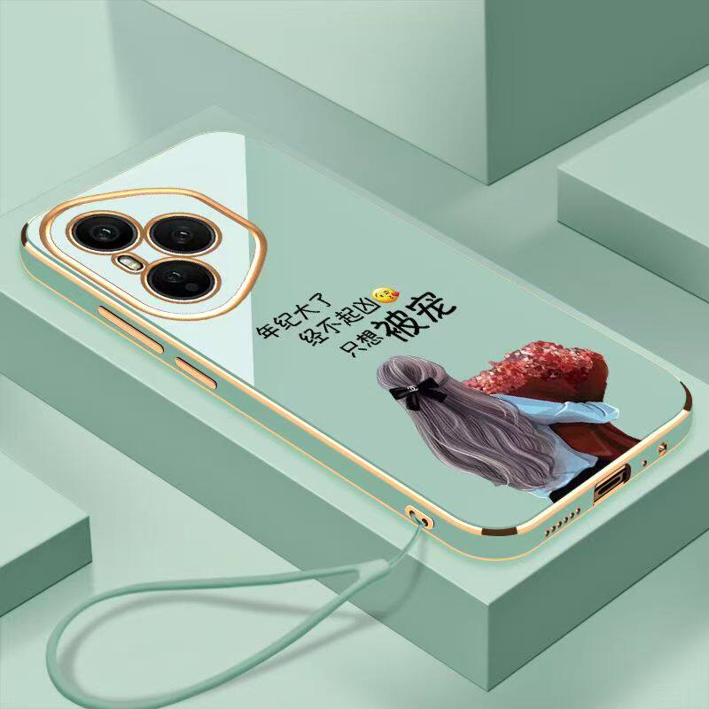 适用荣耀400pro海外版手机壳新款卡通电镀honor400香港版保护套DNP-NX9纯色硅胶全包防摔DNYNX男女国际软外壳