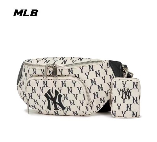 MLB腰包男女休闲单肩斜挎胸包