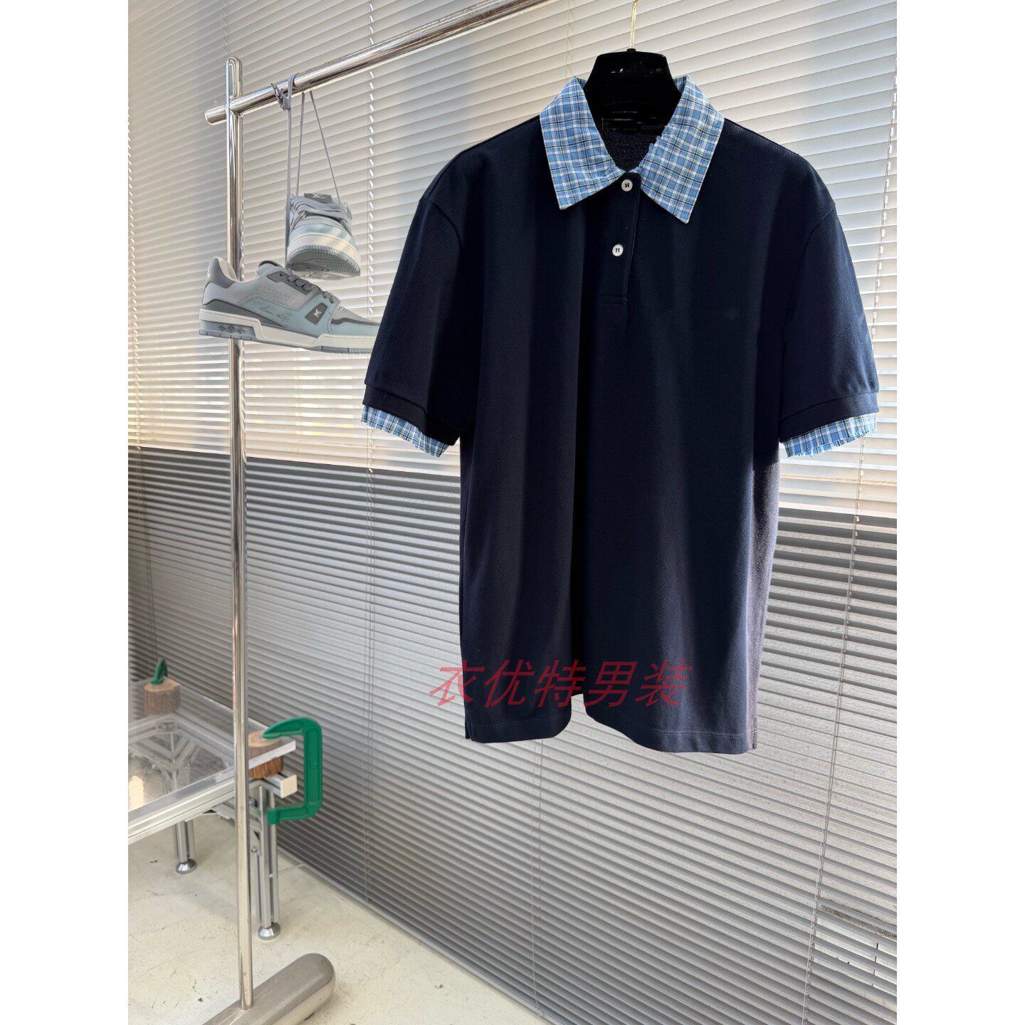2026新款春夏季青年男士简约短袖T恤翻领Polo衫商务T血透气上衣服