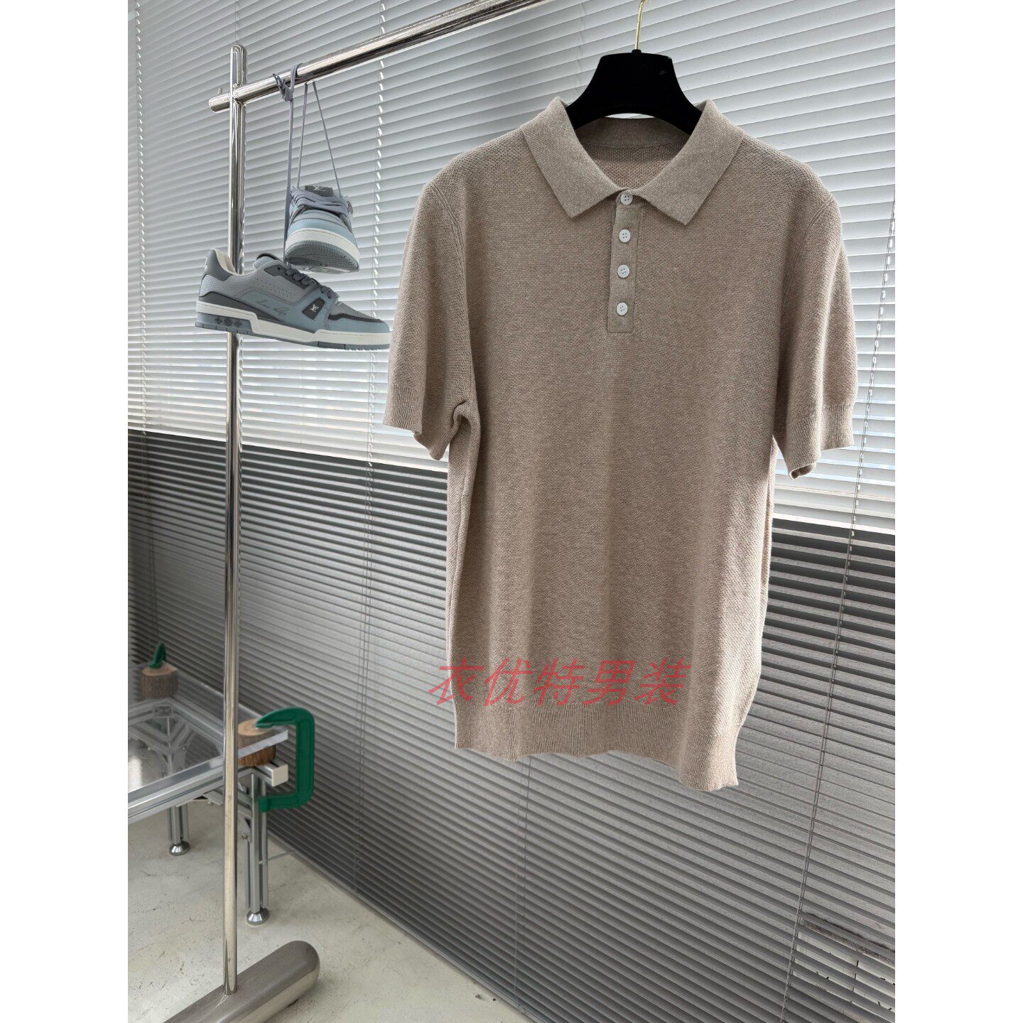 2026新款春夏季青年男士简约短袖T恤翻领Polo衫商务T血针织上衣服