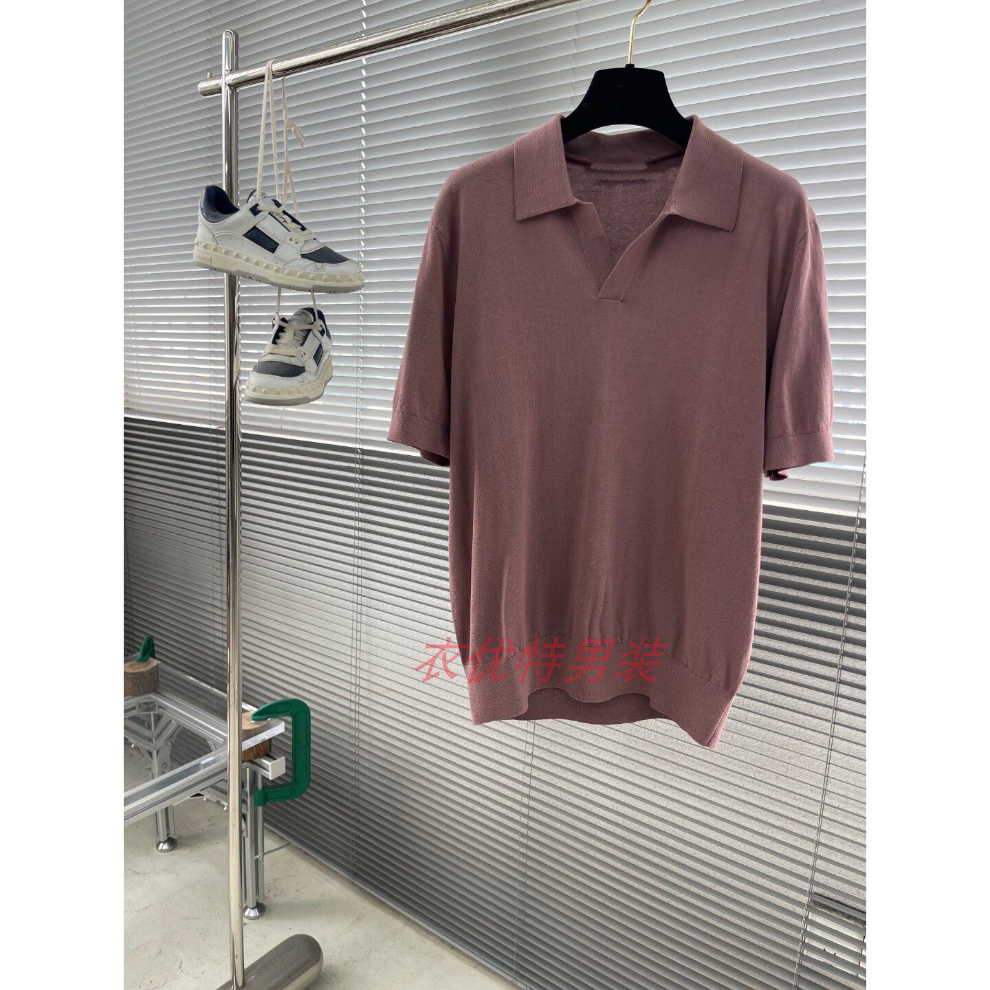 2026新款春夏季青年男士简约短袖T恤翻领Polo衫商务T血针织上衣服