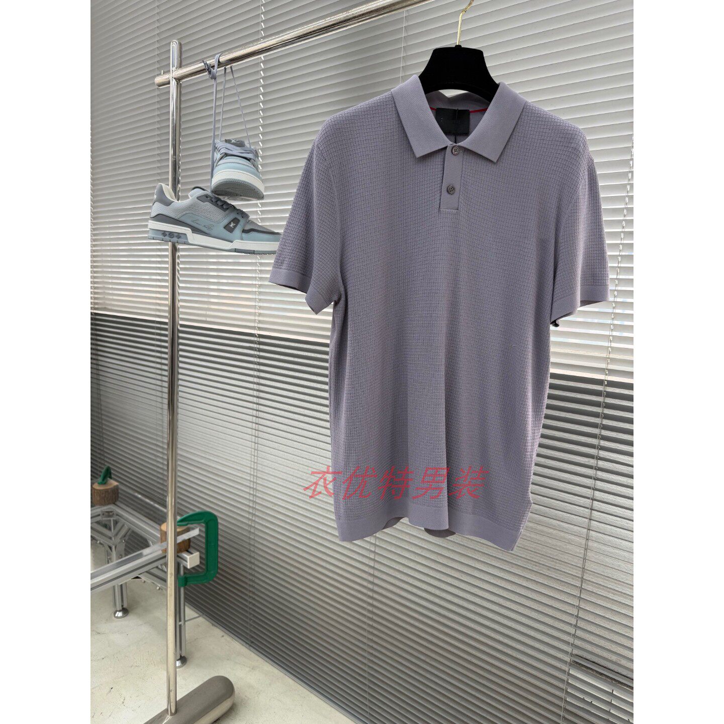 2026新款春夏季青年男士简约短袖T恤翻领Polo衫商务T血针织上衣服