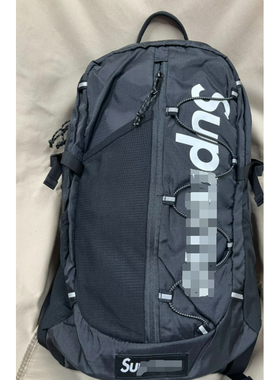 Sup 现货 SS17 Week 1 Backpack Black 织物 书包背包双肩包 男女