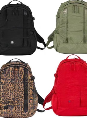 自主sup 20FW 49TH Backpack豹纹双肩包学生书包男女背包旅行包潮