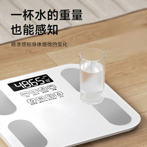 体重秤家用智能电子体脂秤充电款宿舍小型秤精准称重