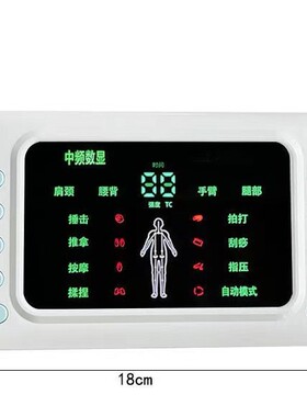 多功能双输出中频彩屏数码经络理疗仪 ems微电流推拿按摩仪厂