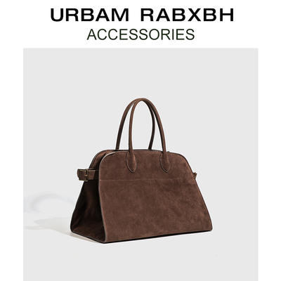 URBAMRABXBH董洁同款麂皮托特包