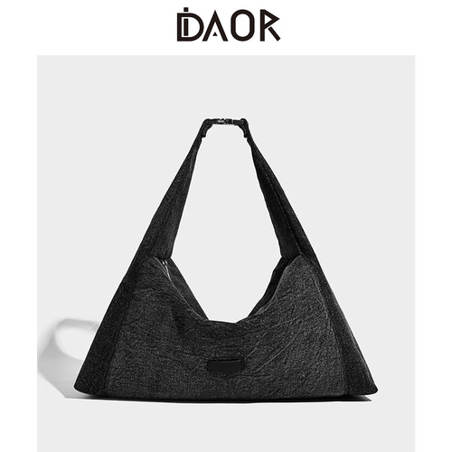 DAOR李兰迪同款大容量牛仔气囊包