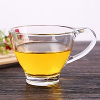Прозрачный стеклянный комплект, ароматизированный чай, кофейная чайная чашка, креативный чайный сервиз для офиса