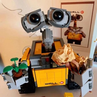 积木科技瓦力机器人星球大战儿童拼装益智积木玩具模型机器总动员