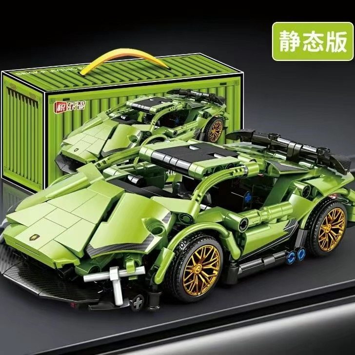 儿童益智拼装法拉力回力跑车积木模型玩具男孩保时捷汽车拼图礼物,玩具/童车/益智/积木/模型,普通塑料积木,淘宝优惠券,粉丝福利购,淘宝优惠卷