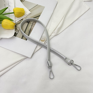 女士手提斜挎包带银色包包带子单肩书包带背包带子窄包带