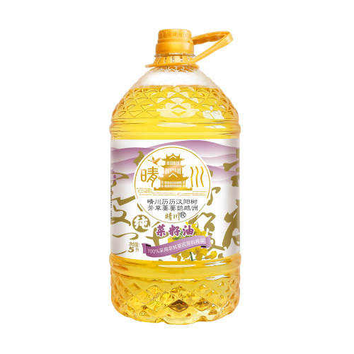 福达坊晴川非转基因物理压榨一级菜籽油5L