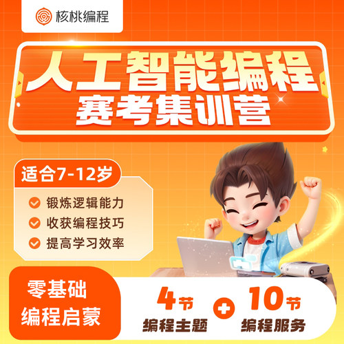 核桃少儿编程送编程礼盒