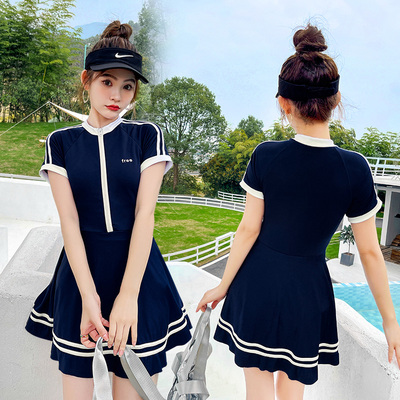 保守连体修身女士百雅