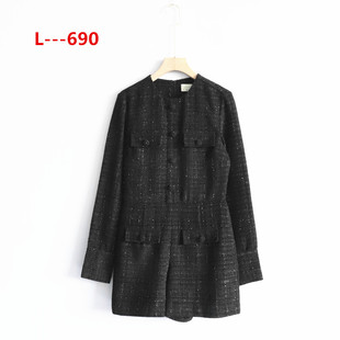 外贸新款 上衣高腰连体衣短裤 孤品女装 显瘦长袖 女 百搭简约时尚 春季