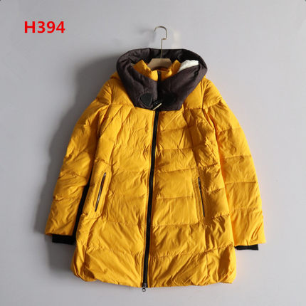 内销款冬季新款女装百搭简约时尚修身显瘦保暖中长款连帽棉服外套