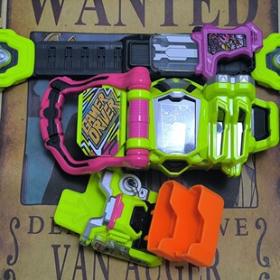 BANDAI万代 假面骑士Ex-Aid腰带故障僵尸驱动器粉麦射击卡带