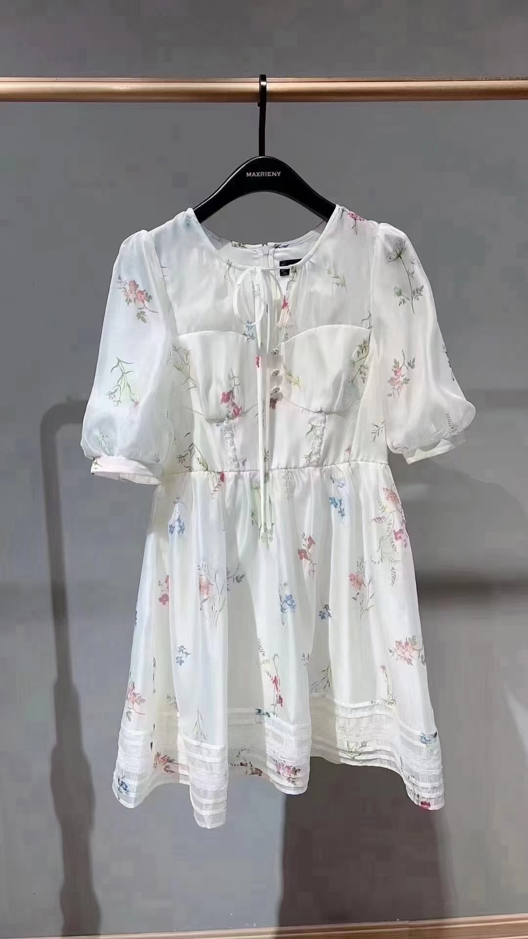 MAXRIENY 国内专柜正品代购2024夏款连衣裙MC85DR043
