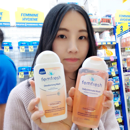 澳洲芳芯femfresh私处护理洗液洋甘菊抑菌止痒女性去异味英国版