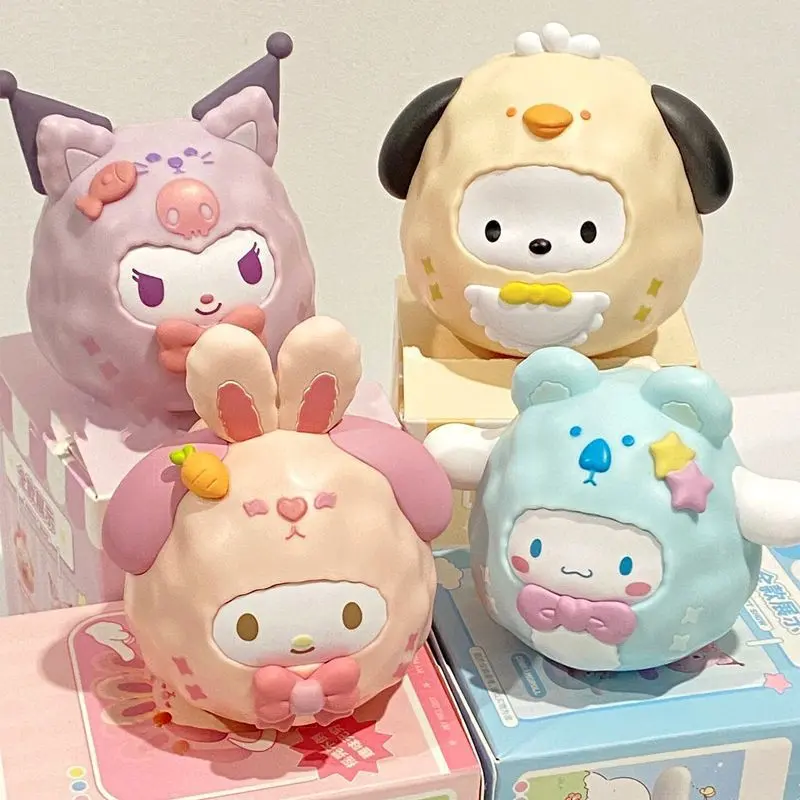 kitty不倒翁公仔儿童可爱捏捏乐