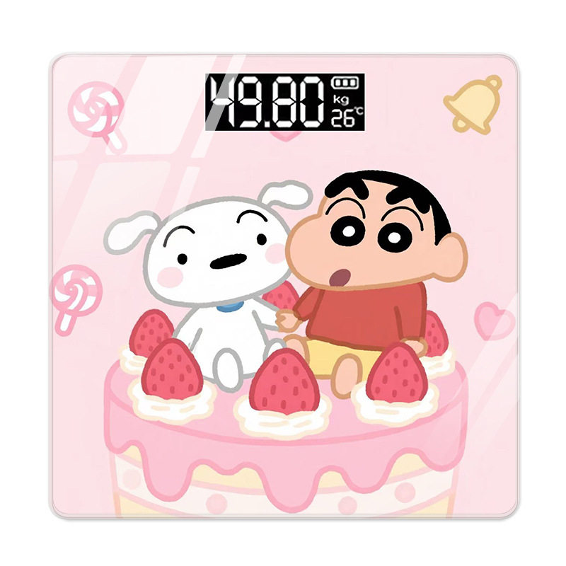 小新卡通智能蓝牙体重秤称体脂秤精准家用秤人体秤称重小型电子秤