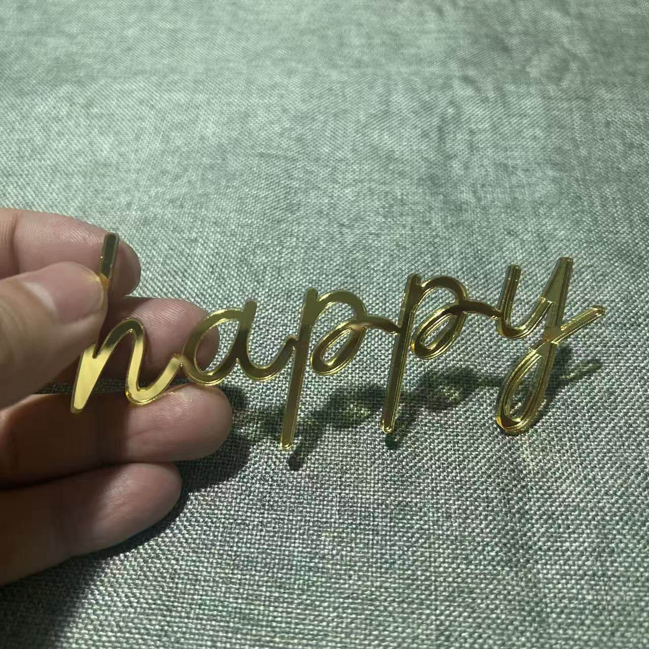 定制不锈钢亚克力粘贴字