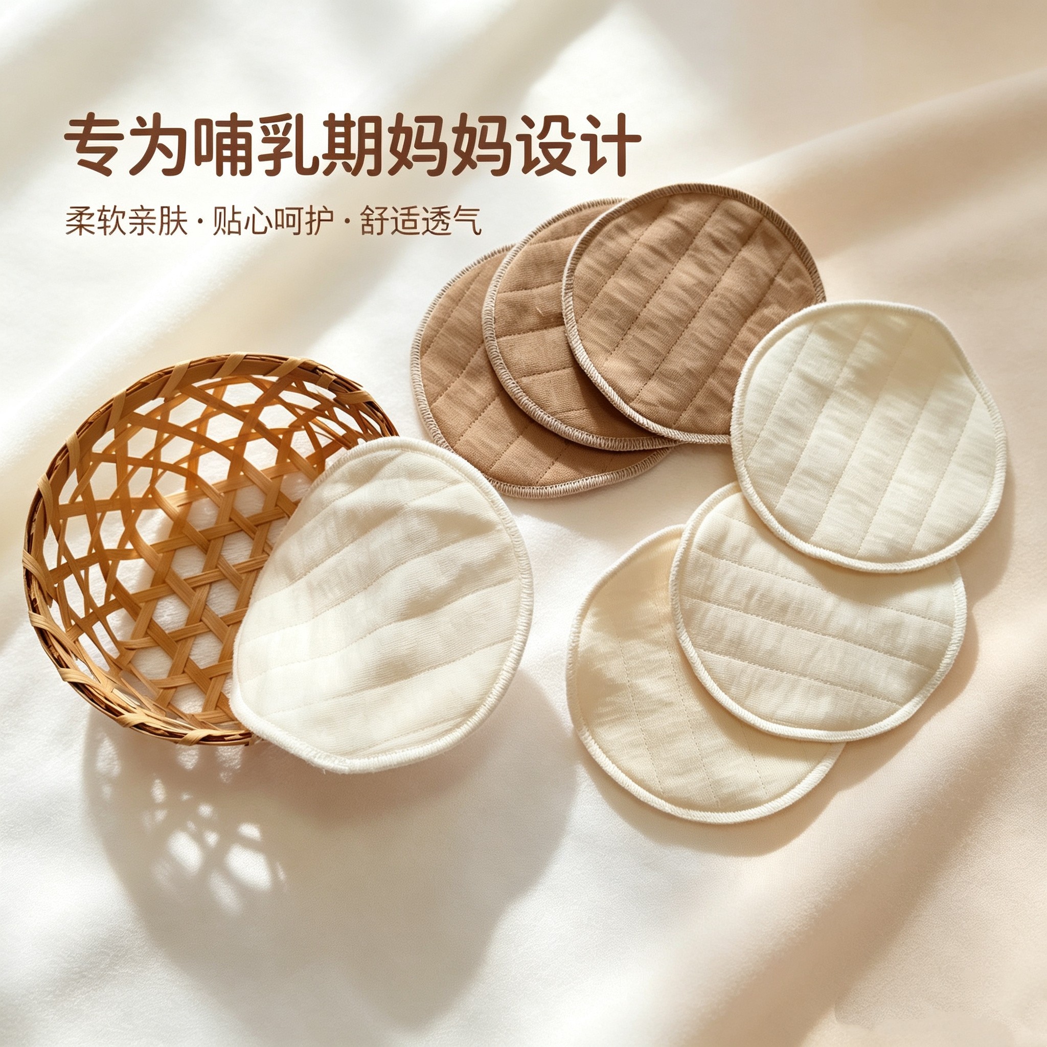 产后防溢乳垫哺乳期妈妈喂奶布垫插片/胸垫