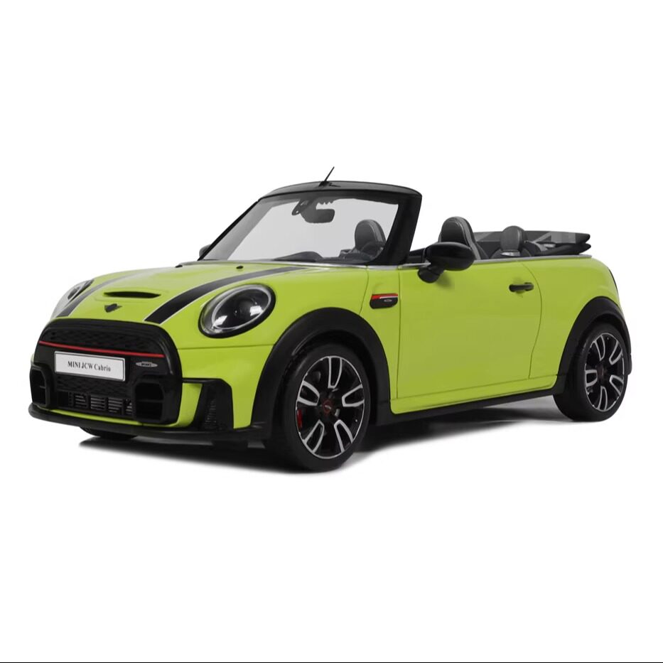 [程逸预售]OttO 1:18 MINI JCW敞篷车 Zesty黄色C5H 2021合金车模