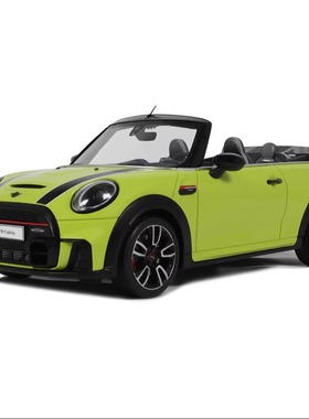 [程逸预售]OttO 1:18 MINI JCW敞篷车 Zesty黄色C5H 2021合金车模