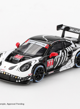定 Minigt 1:64 保时捷911 GT3 R AO racing 77# 化骨龙1143车模